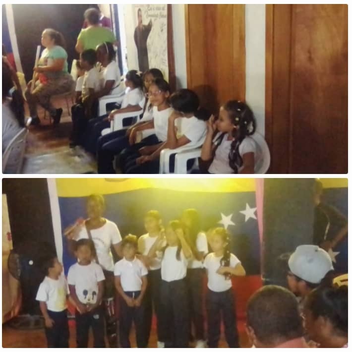 Niños y niñas de Catia disfrutan de la presentación de la Colmenita Bolivariana