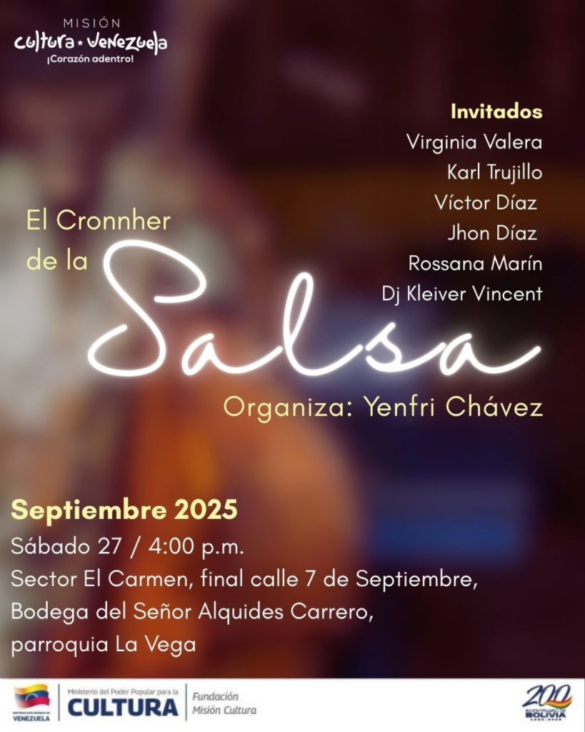 El Cronnher de la Salsa estará en la Vega