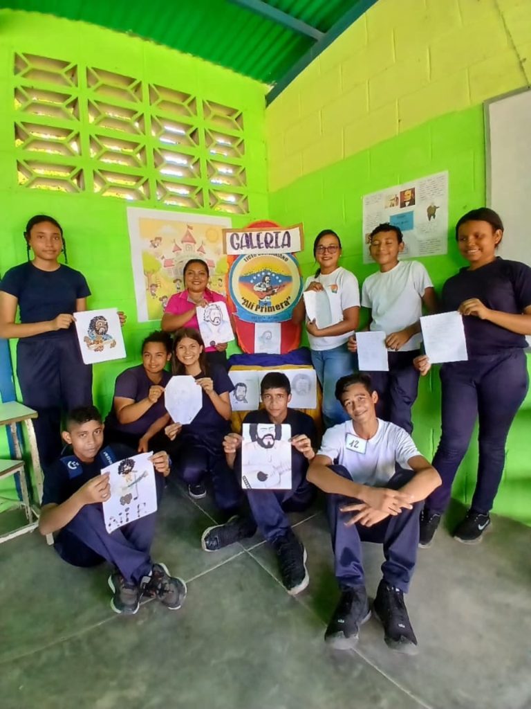 El Legado Vivo: Liceo Alí Primera conmemora el natalicio del Cantor del Pueblo con Poesía y Dibujo en Biruaca